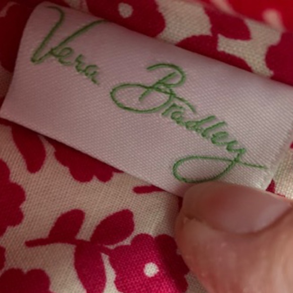 Vera Bradley Twirly Bird Pink and White Purse - Picture 5 of 6